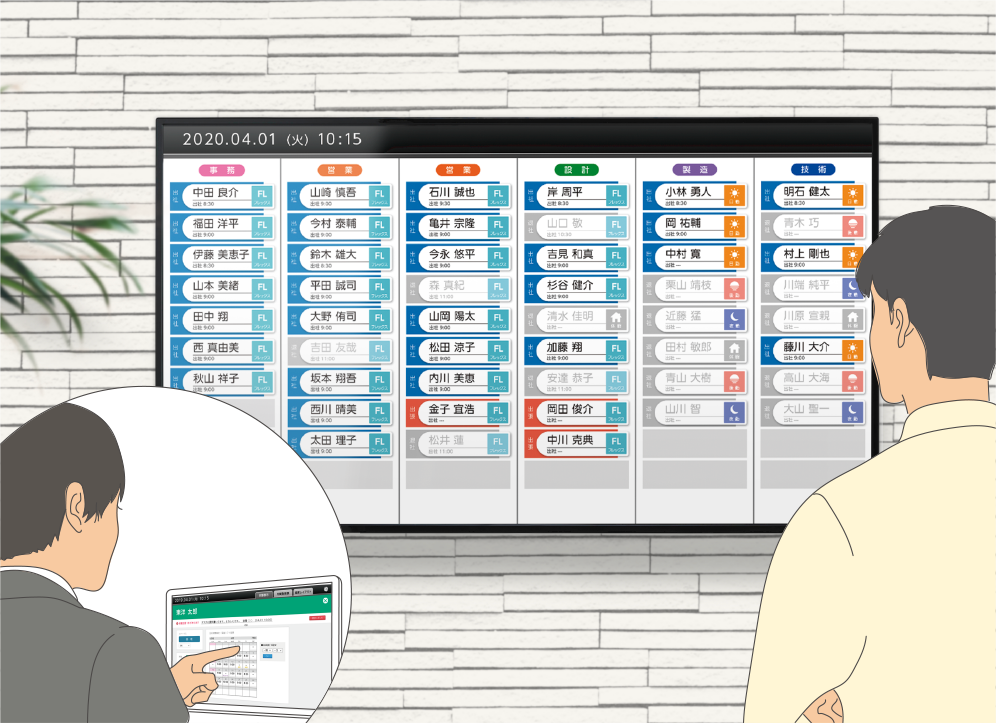 出退表示システムImage